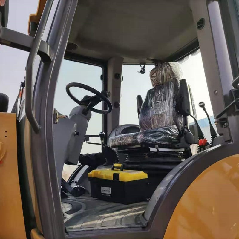 backhoe loader cab