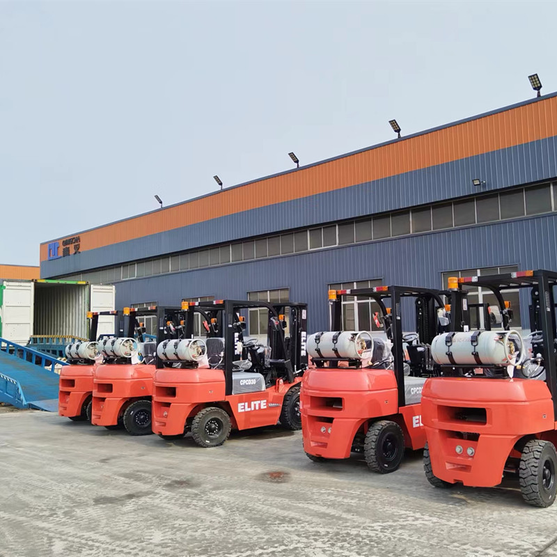 LPG forklift to customer